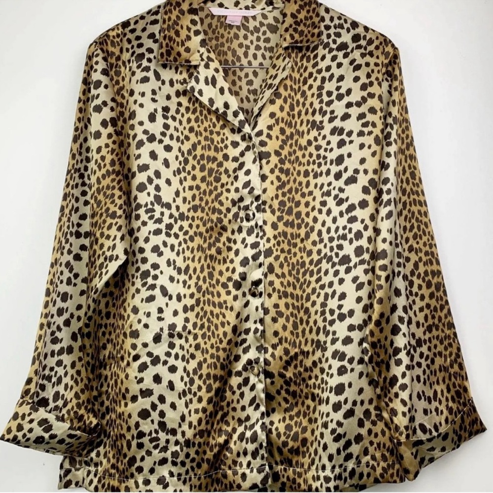 Leopard Print Victoria’s Secret Blouse